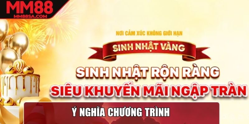 Ý nghĩa chương trình